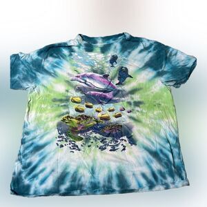 Tie-Dye Ocean Dolphin Tshirt
